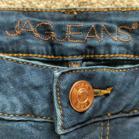 Jag Jeans, 14 Petite, Mid-rise Skinny, Indigo Wash, Excellent Condition - Picture 8 of 9